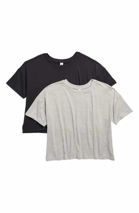 2-Pack Deluxe Cropped T-Shirts