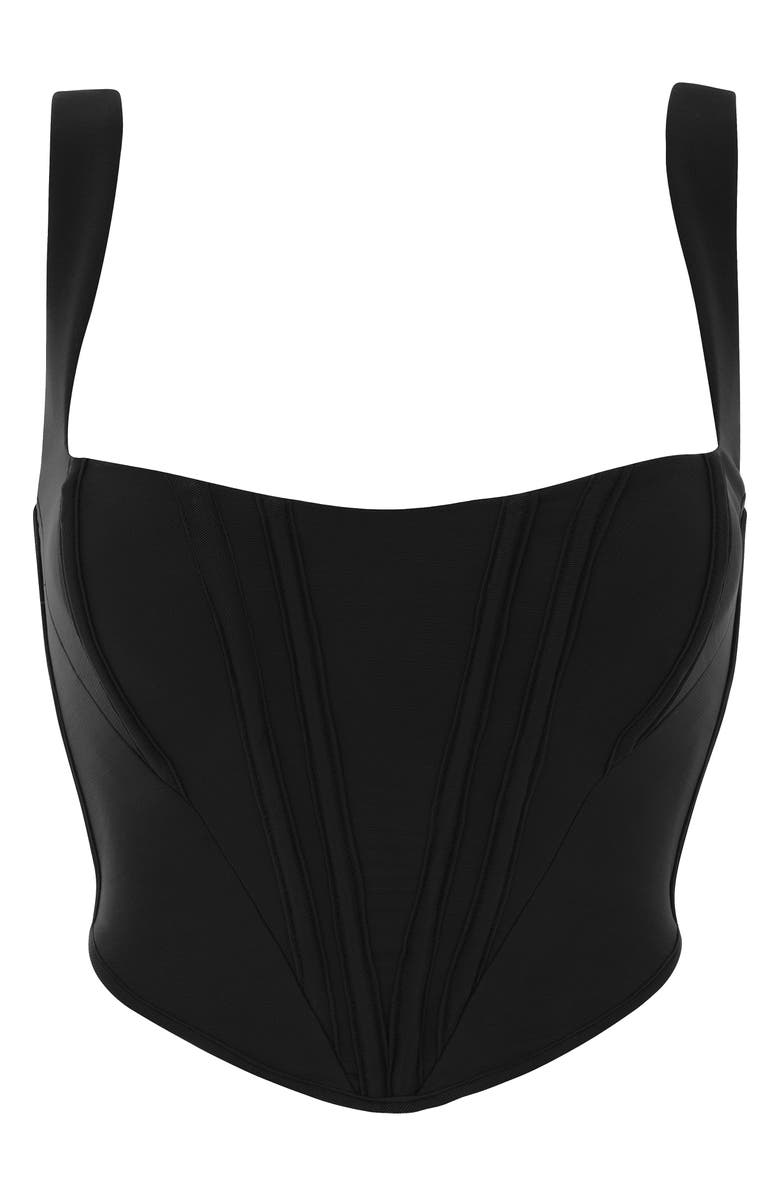 HOUSE OF CB Ninetta Mesh Corset Top, Alternate, color,