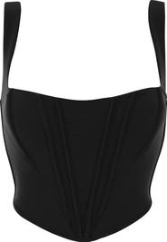 HOUSE OF CB Ninetta Mesh Corset Top
