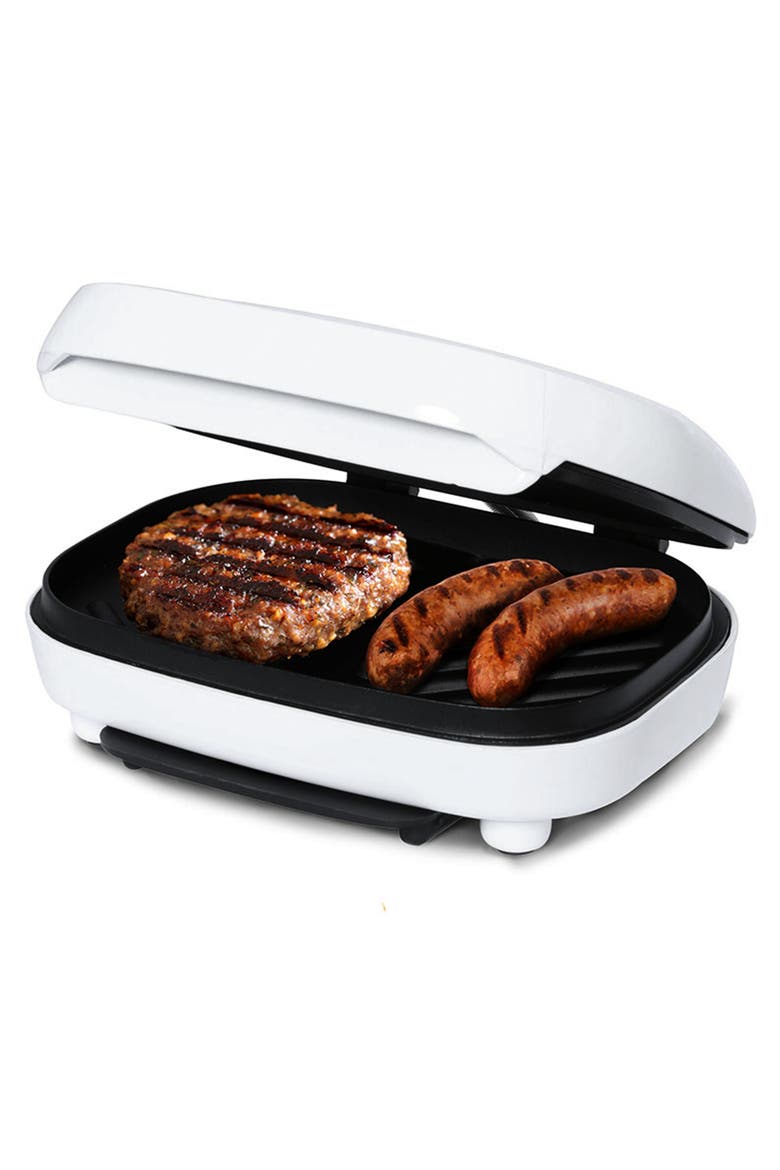 Electric Contact Grill 2 Slice Capacity - White, Alternate, color, White