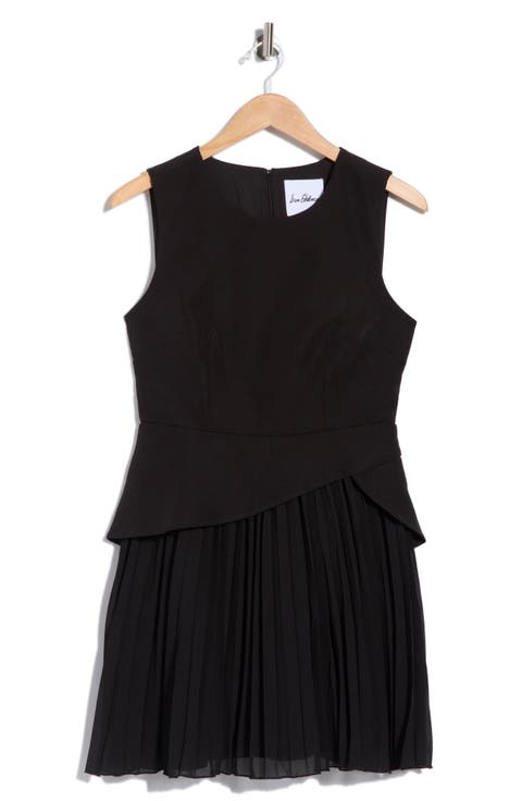 Pleated Crepe Dress