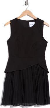 Sam Edelman Pleated Crepe Dress