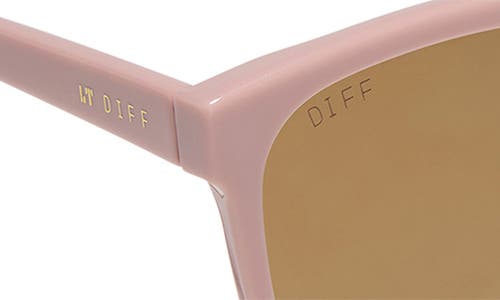 Diff Hazel 58mm Square Sunglasses In Sand