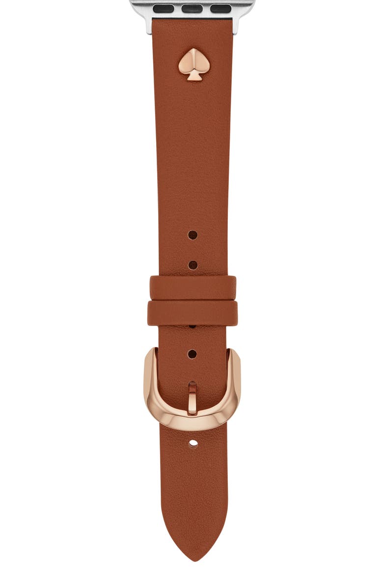 Kate Spade New York leather 20mm Apple Watch<sup>®</sup> watchband, Main, color, 