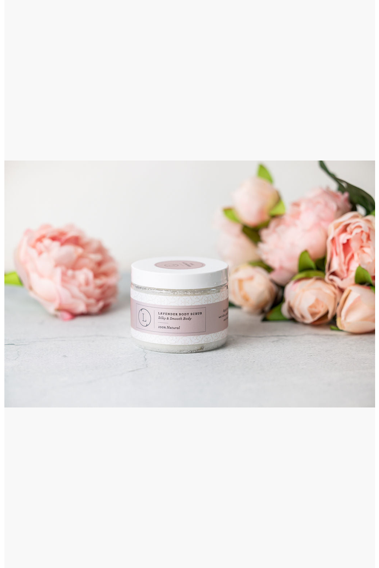 Natural Body Scrub, Lavender Body Salt Scrub, Alternate, color, None