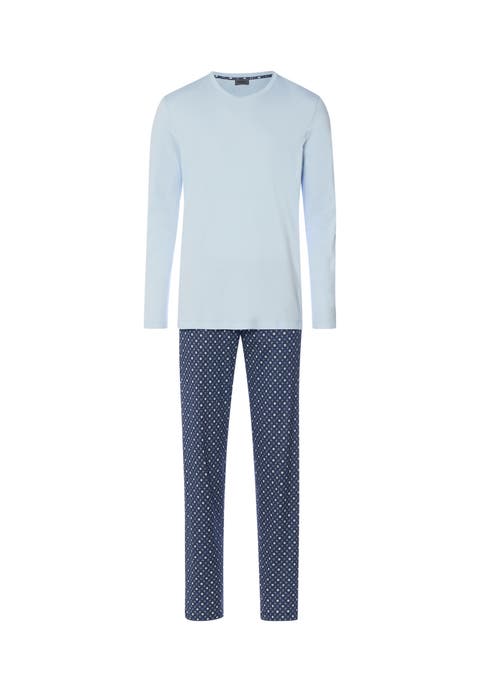 Night And Day Crew Neck Cotton Pajama Set