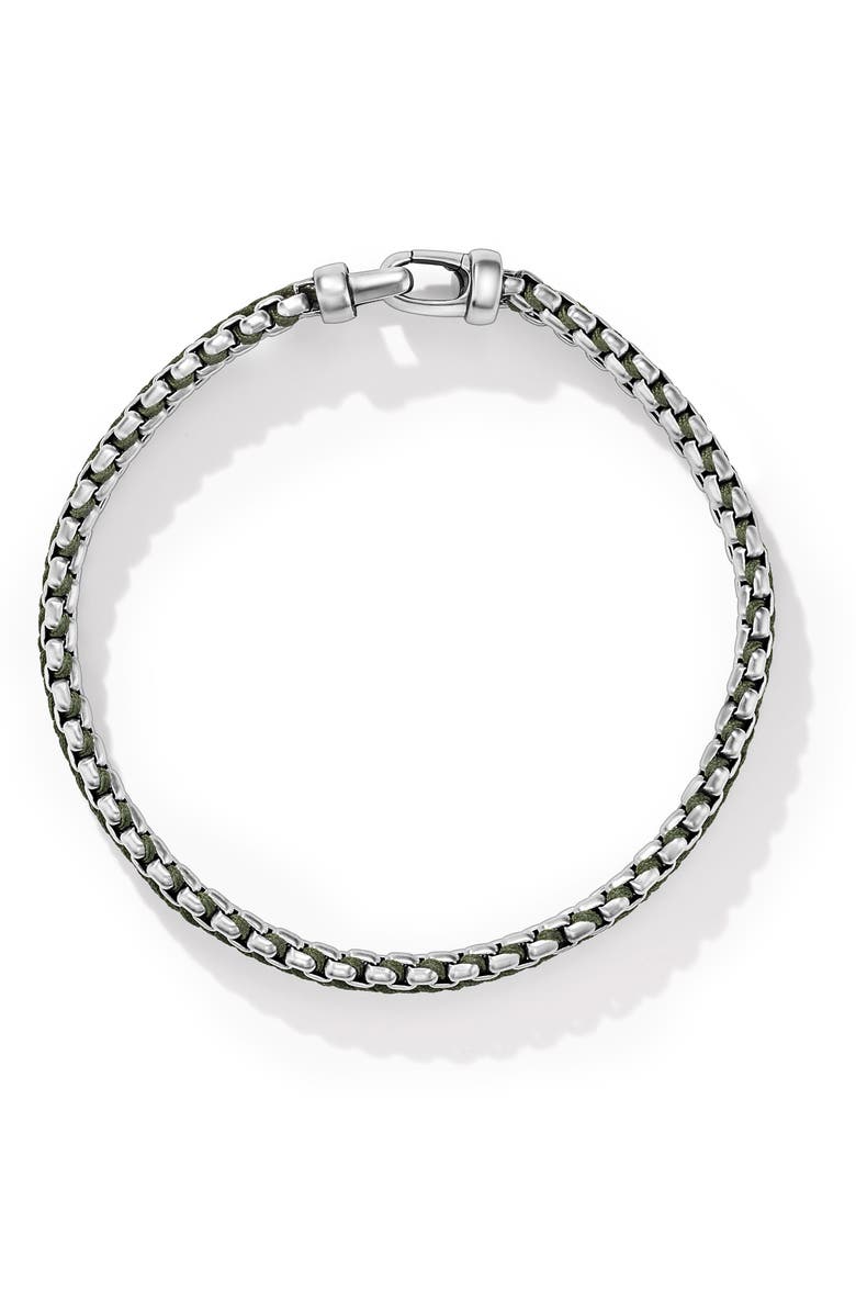 David Yurman Men's Woven Box Chain Bracelet in Sterling Silver, 10mm, Alternate, color,