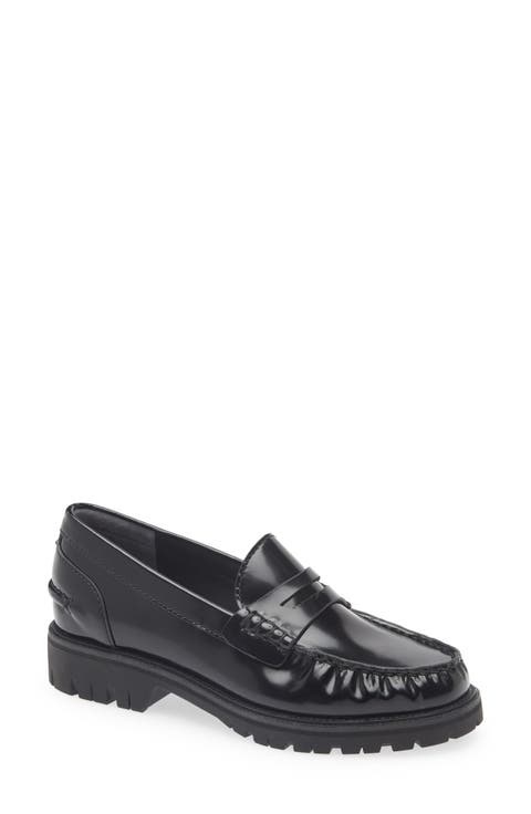 Corey Lug Sole Penny Loafer (Women)
