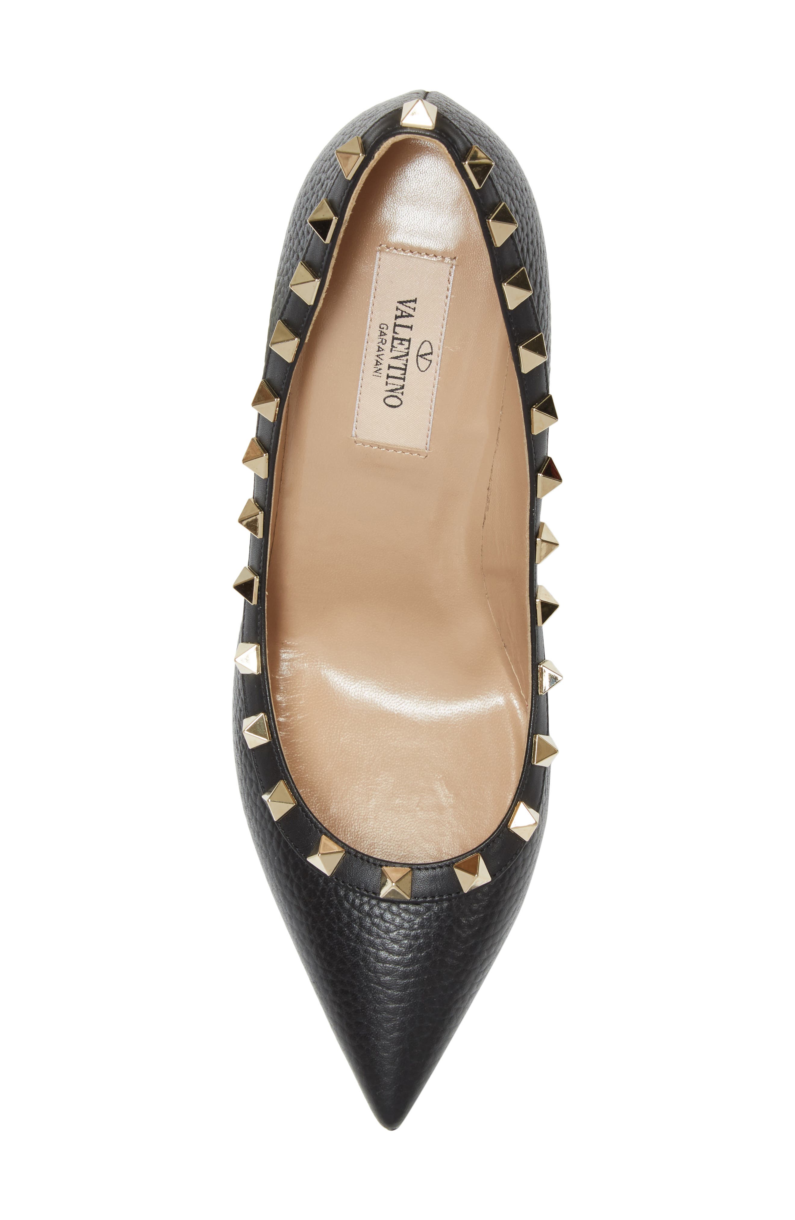 Valentino Garavani Rockstud Pointed Toe Pump, Alternate, color, 