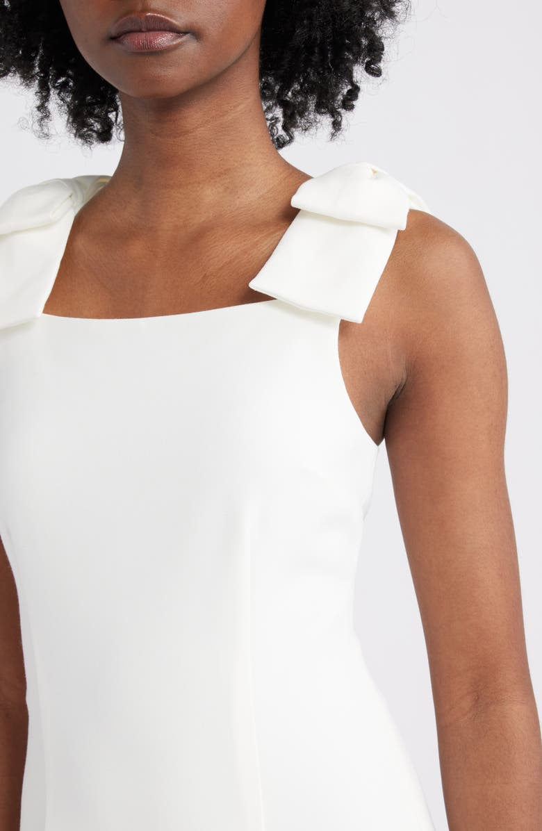 French Connection Whisper Bow Strap Minidress, Alternate, color,