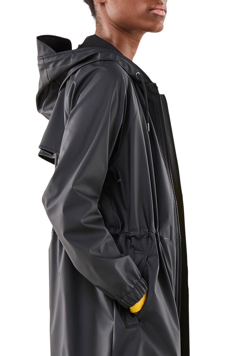 Rains Long Rain Jacket, Alternate, color, 