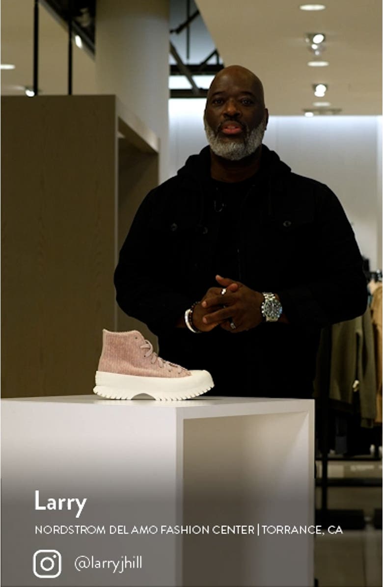 Chuck Taylor<sup>®</sup> All Star<sup>®</sup> Lugged 2.0 Striped Knit Sneaker, sales video thumbnail