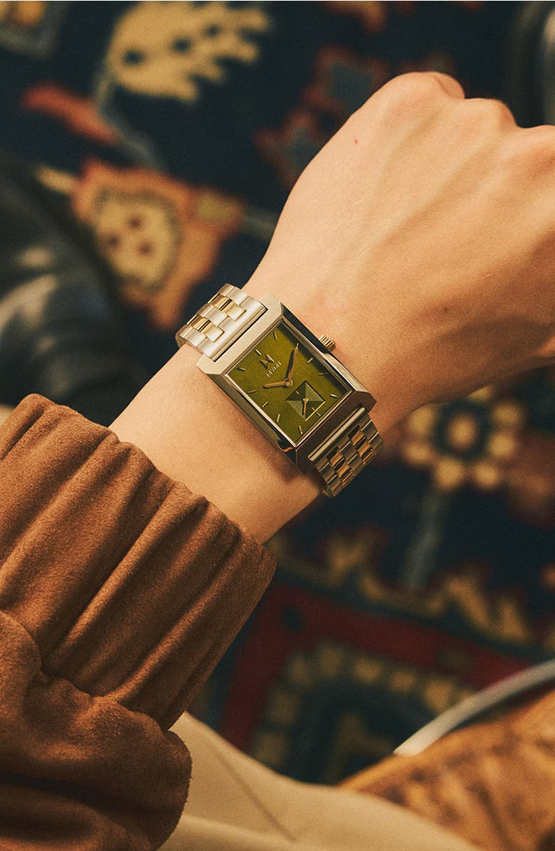 MVMT Newporter Bracelet Watch, 27.5mm, Alternate, color, Two Tone