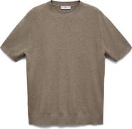 MANGO Rib Knit T-Shirt