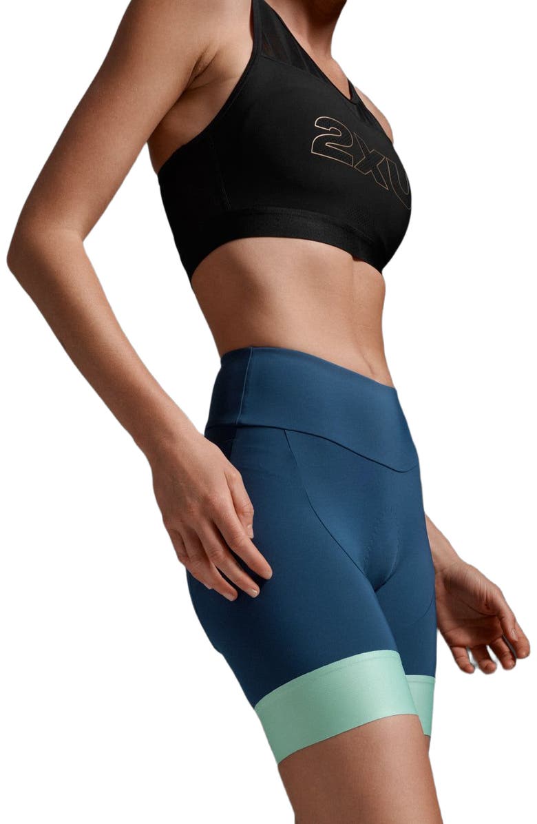 2XU Aero Tri 7 Inch Shorts, Alternate, color, Jelly Mint/Majol