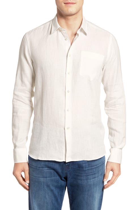 Men's Linen Solid Shirt