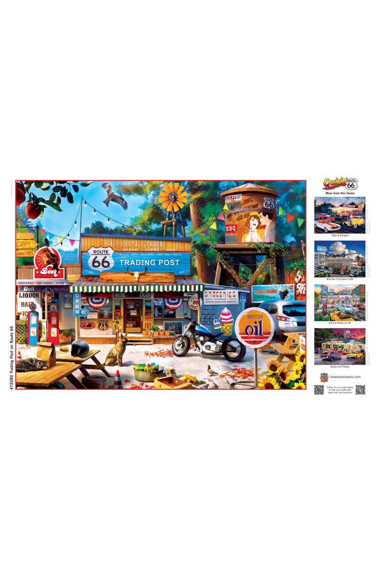 Trading Post on Route 66 1000pc Puzzle, Alternate, color, Multicolor
