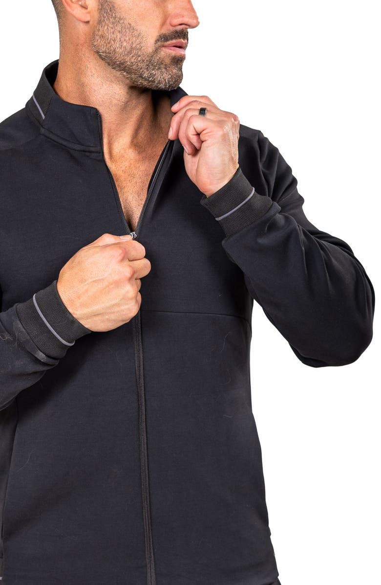 Maceoo Marthyr0005 Black Zip Sweatshirt, Alternate, color, Black