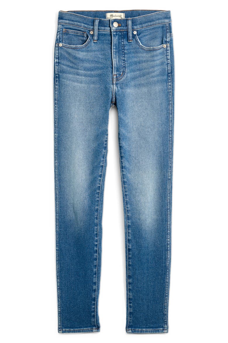 10-Inch High Waist Crop Skinny Jeans, Alternate, color, SHEFFIELD WASH