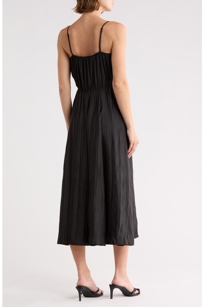 Crinkled Cami Dress, Alternate, color, BLACK