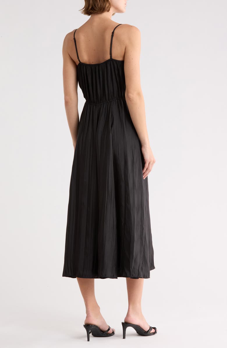 Vince Crinkled Cami Dress, Alternate, color, Black