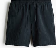 H&M Relaxed Fit Textured Shorts