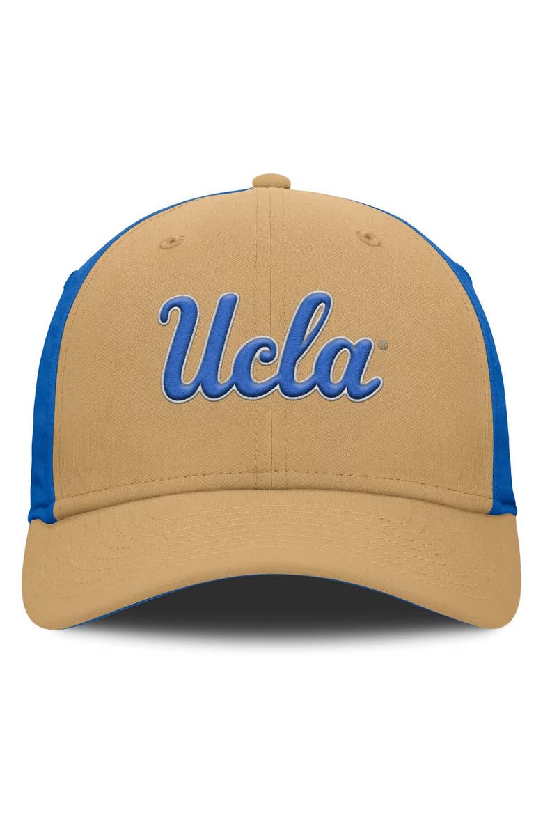 Jordan Brand Men's Jordan Brand Gold/Blue UCLA Bruins 2025 Sideline Rise Local Performance Flex Hat, Alternate, color, Gold
