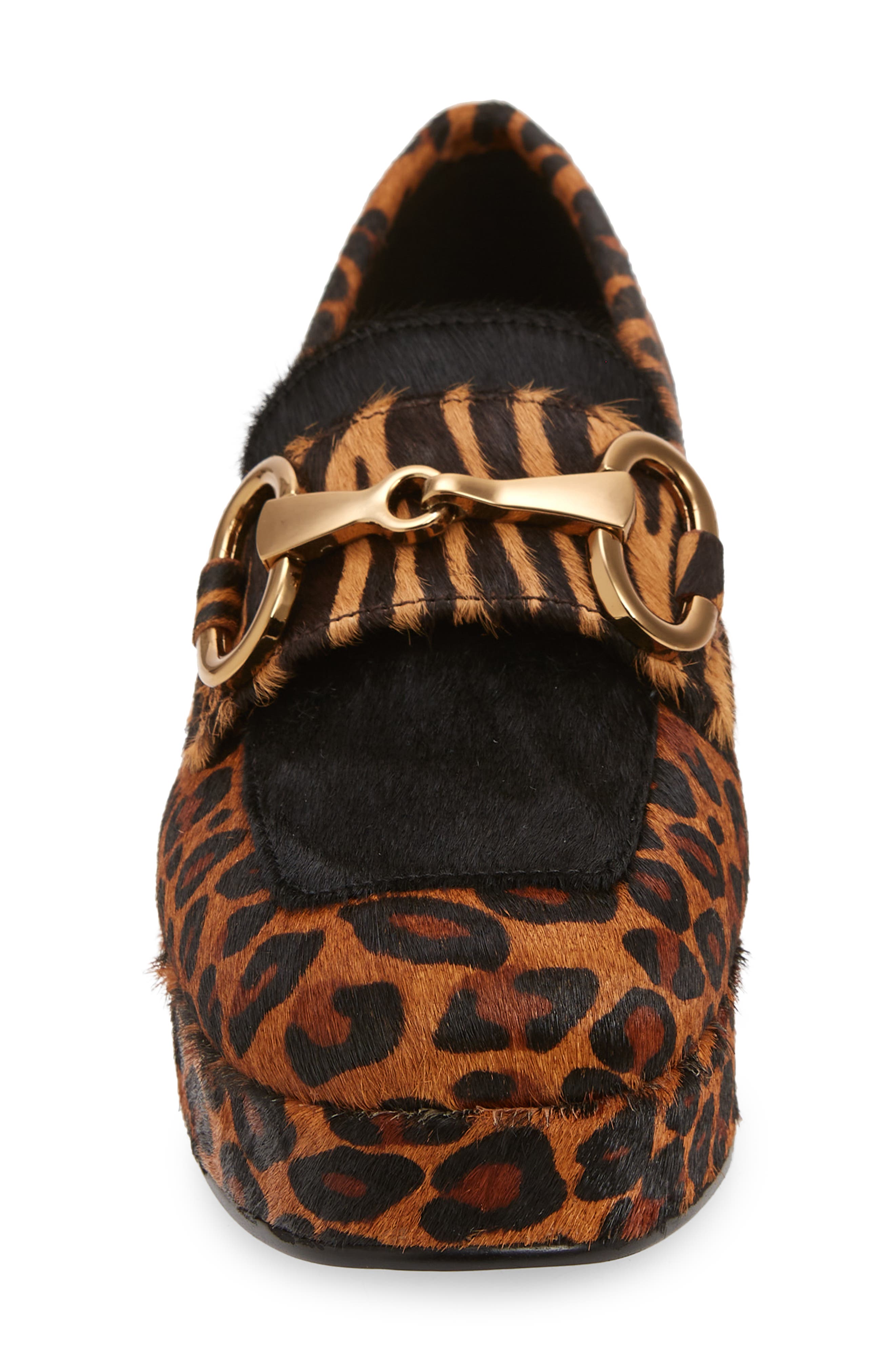 Jeffrey Campbell Student Genuine Calf Hair Platform Loafer, Alternate, color, 