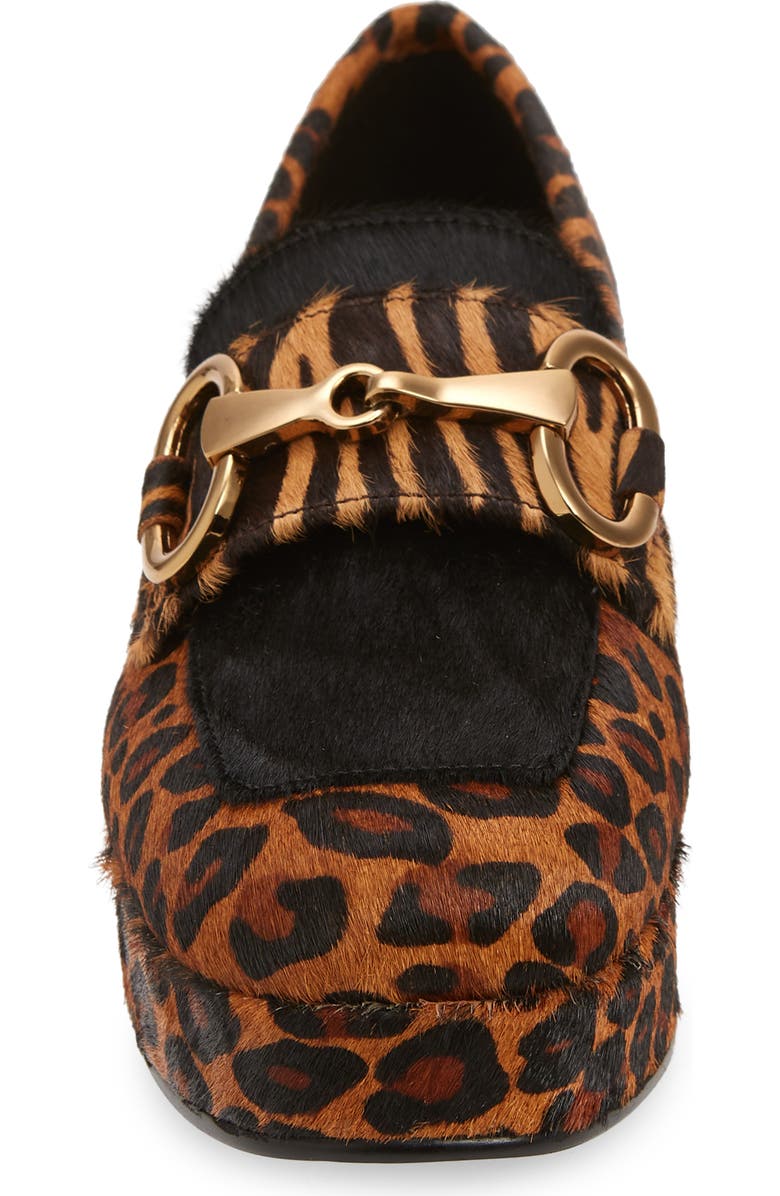 Jeffrey Campbell Student Genuine Calf Hair Platform Loafer, Alternate, color,