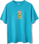 Damson Madder Snack Plate Oversize Organic Cotton Graphic T-Shirt