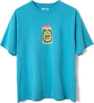 Damson Madder Snack Plate Oversize Organic Cotton Graphic T-Shirt