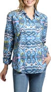 APNY Boyfriend Poplin Button-Up Shirt