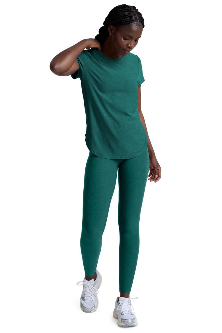 On the Down Low T-Shirt, Alternate, color, TEAL SEA HEATHER