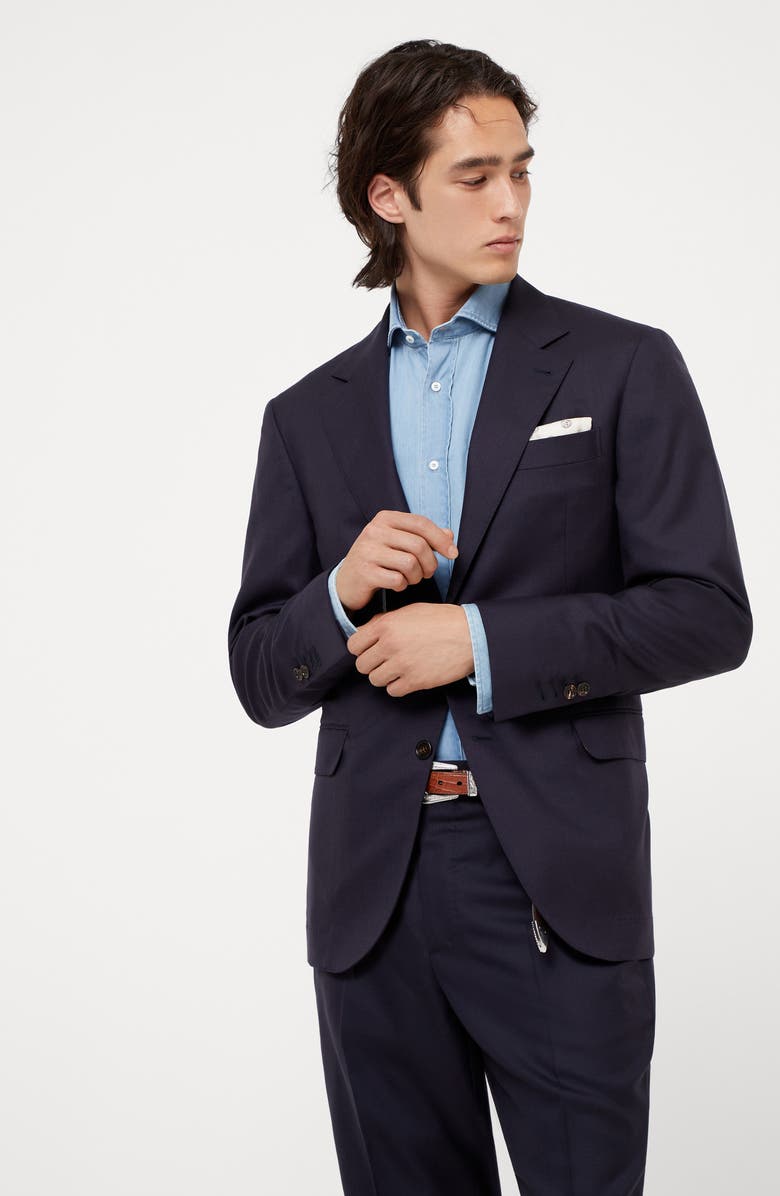 Brunello Cucinelli Lightweight cashmere blazer, Alternate, color,