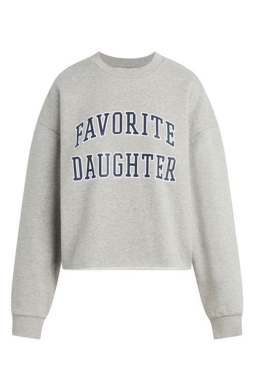 Favorite Daughter Cropped Collegiate Sweatshirt
