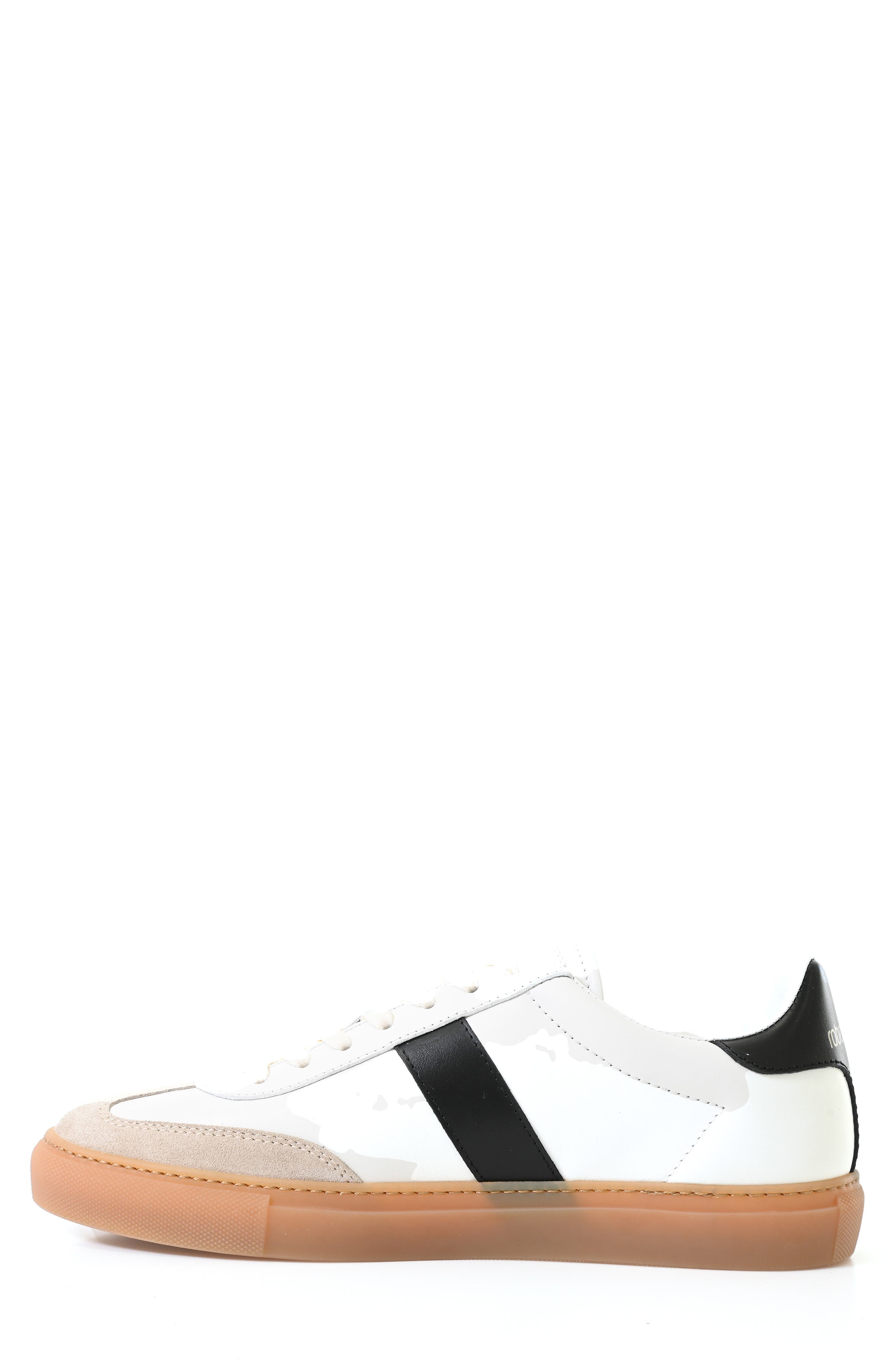 Roberto Cavalli Low Top Sneaker, Alternate, color, White/ Ivory Black