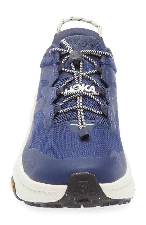 Hoka Transport Gore-tex® Waterproof Running Shoe In Blue