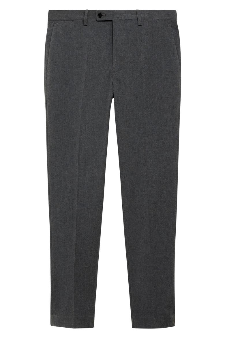 Microstructured Tailored Pants, Alternate, color, GREY