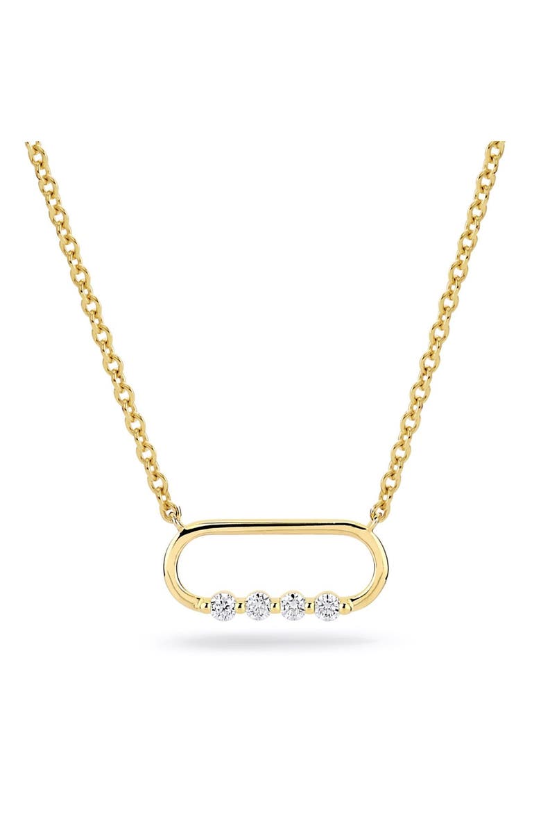 Michael M Cloud Link Necklace, Main, color, Yellow Gold