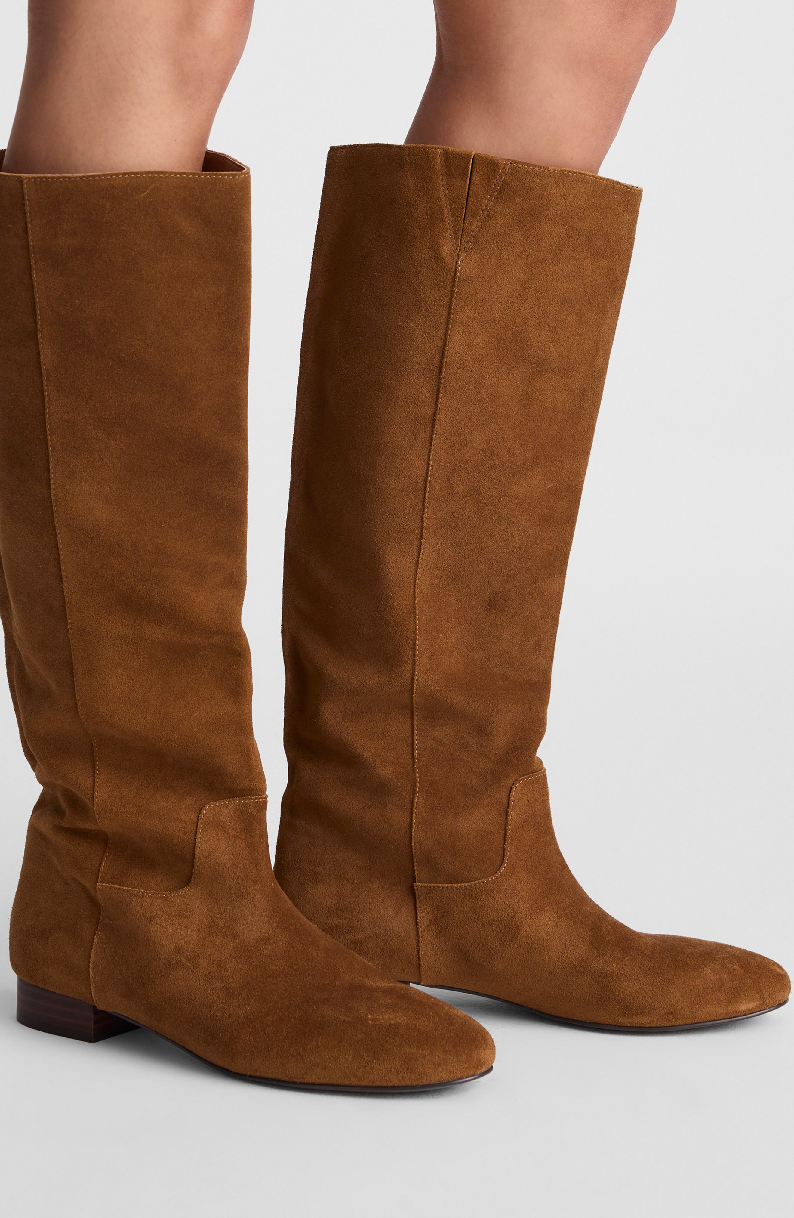 Madewell The Dari Tall Boot, Alternate, color, Dried Acorn