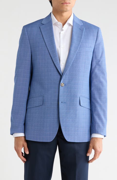 Plaid Two-Button Sport Coat (Regular, Short & Long)