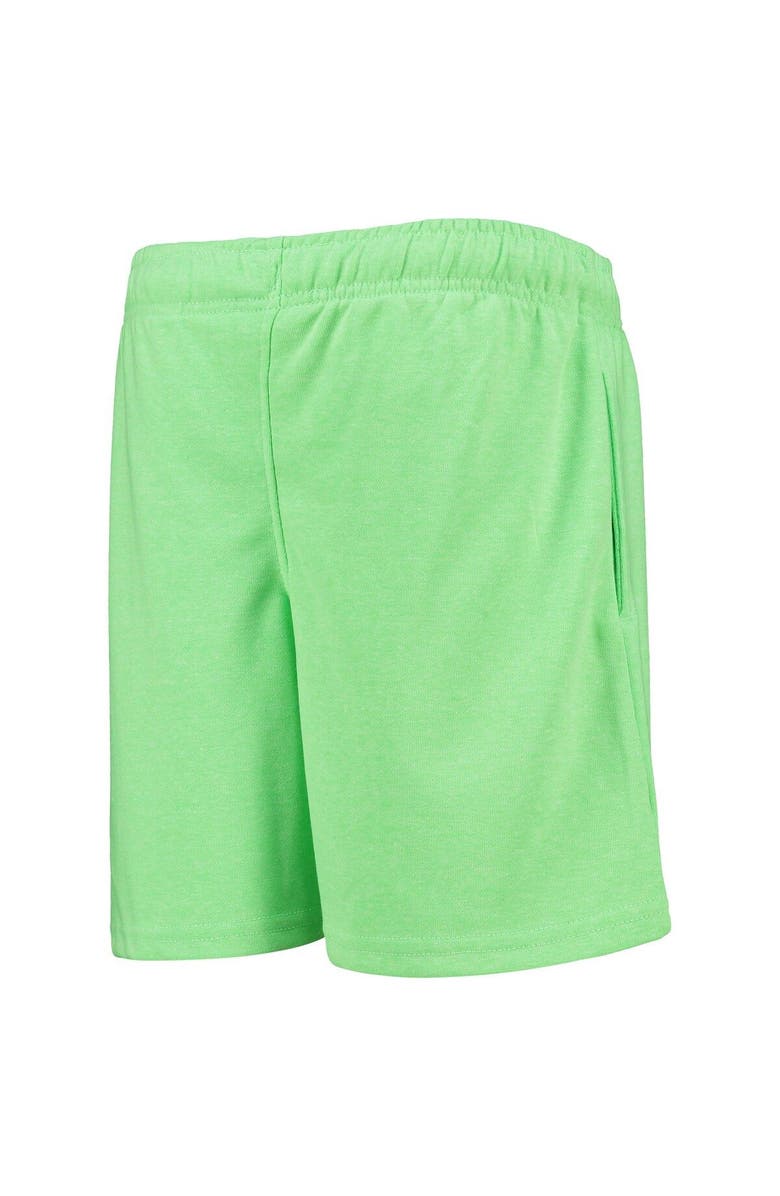 Outerstuff Youth Green Miami Hurricanes Super Fresh Neon Daze Shorts, Alternate, color, 