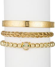 EYE CANDY LOS ANGELES Leopard Set of 3 Assorted Bracelets