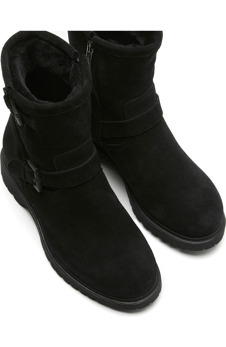 La Canadienne Hana Waterproof Genuine Shearling Lined Engineer Boot, Alternate, color,