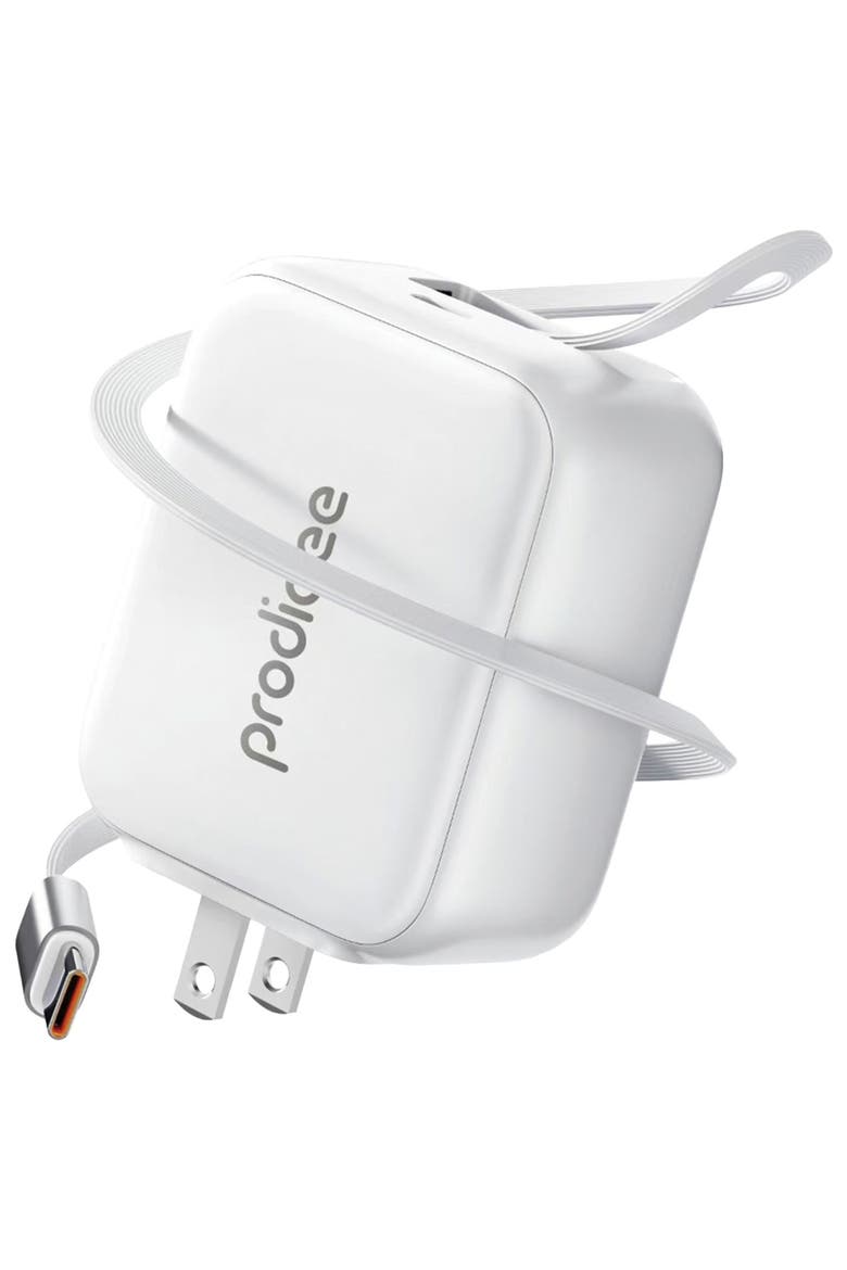 Retract-It Wall Charger 30W, Alternate, color, White