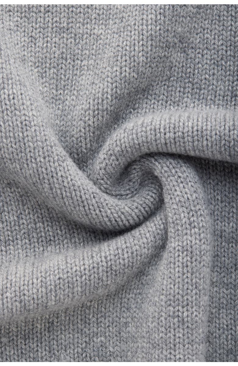 Wolf Vs. Goat (WvG) Cashmere Crewneck Sweater, Alternate, color, Grigio Medio