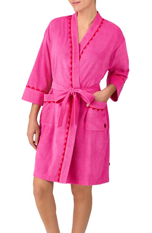 Kate Spade New York Baby Terry Wrap Robe In Rose