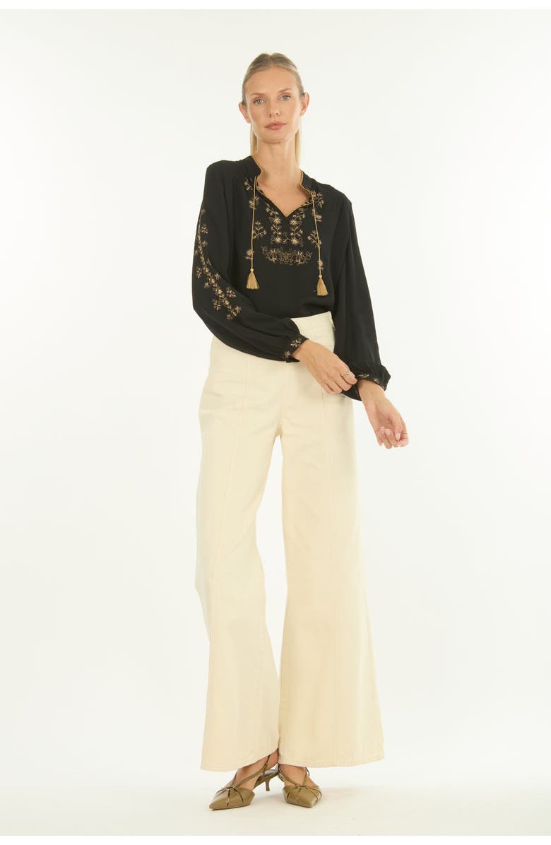 SECRET MISSION Serah Blouse, Alternate, color, Black