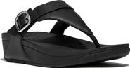 FitFlop Lulu Adjustable leather toe-post sandals