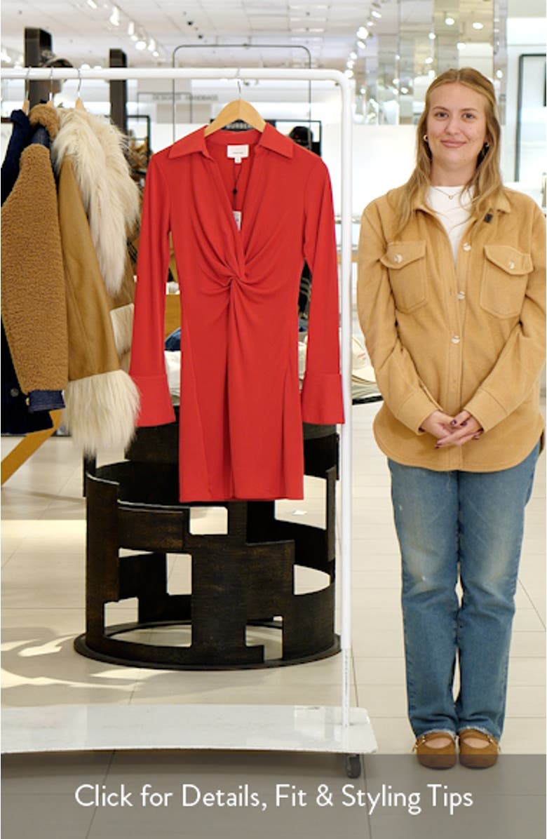 McKenna Matte Jersey Minidress, sales video thumbnail